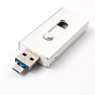 中国 TFカードOTG USBの棒人間の特徴をもつ512GB USB 2.0 1つのUSB抜け目がないドライブに付き3.0 3つ 販売のため