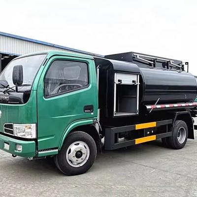 China China DONGFENG 5cbm Caminhão-tanque de combustível Pequeno camião de armazenamento de petróleo 4X2 à venda