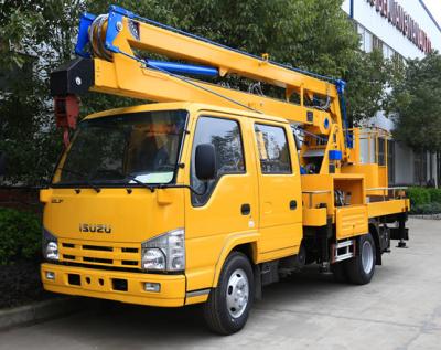 China ISUZU Sinotruk Chassis Aerial Working Truck 12 Folding Boom Veículo de trabalho aéreo com preço de fábrica à venda