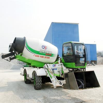 China Building Material Stores 4 CBM Four Wheel Steering Portable Cement Mixer Truck For Sale Philippines Self Concrete Mixer Truck for sale