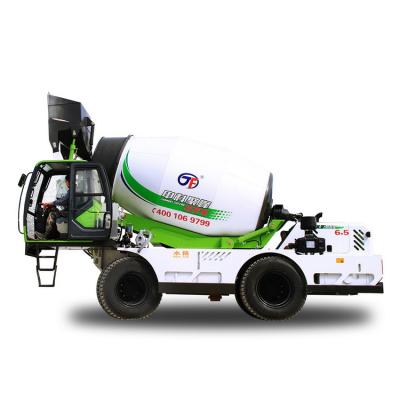China Construction Material Shops 4.0 CBM Small Concrete Mixer Truck Self Loading Concrete Mixer Features for sale