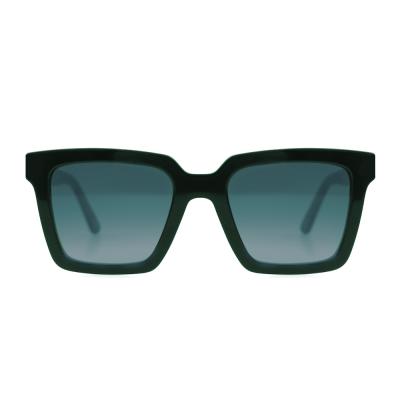 China High End Low Moq CE UV400 Sunglasses Customize Logo Acetate Sunglasses Women Fashion Clear Oil Proof Uv400 for sale