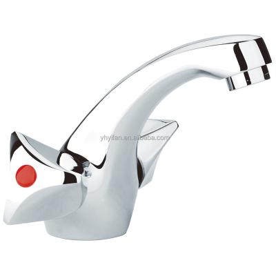 China The Other YF-3201 Luxury Two Lever Handle Contemporary Brass Wash Sink Mixer Tap Bath Faucets Cold/Hot Water for sale