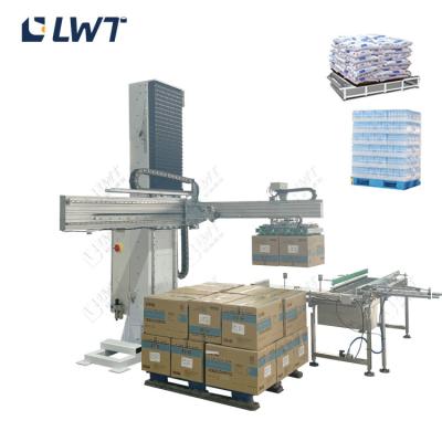 China Sistema de paletización automática LWT para envases de cartón en venta