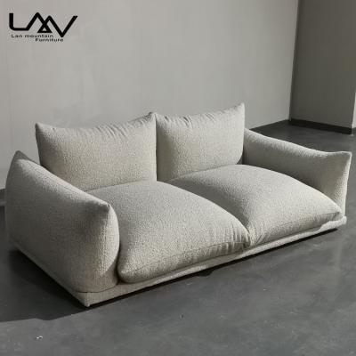 China Modern Italian Design Furniture Velvet Fabric 2 3 Seater Leisure Living Room Hotel Sofa Set for sale