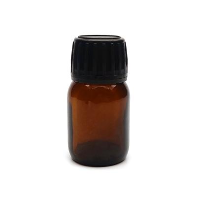 China Medicinal High Quality Pill Capsule Vitamin Syrup Safe Amber Round Bottle Glass for sale