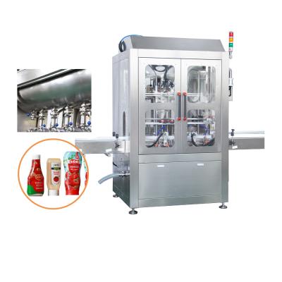 Chine Machines à pompe à piston automatique pour le mélange et le remplissage de sauce au poivre à vendre