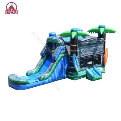 China Party Hire Inflatable Jungle Jumper Bouncers Bounce Up Adult Inflatable Slide Bouncy Castle Water Slide juegos for sale