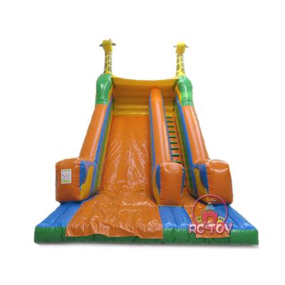 China Party Commercial Grade Inflatable Water Slide Inflatable Giraffe Slide For Kids for sale
