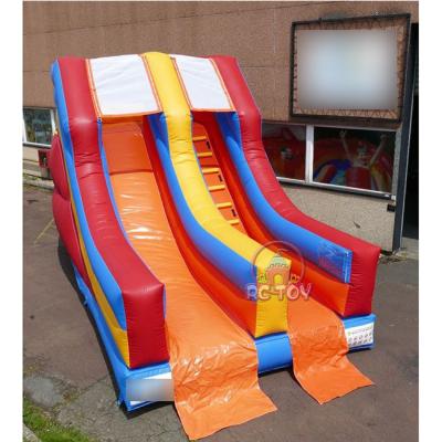 China Commercial grade rental custom colored inflatable dry porcelain party logo inflatable slides for kids for sale