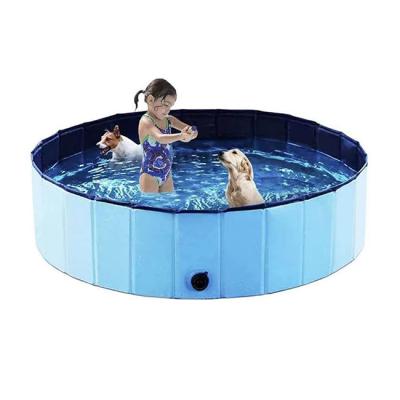 China Collapsible Water Play Pool Dog Pet Pool Float Paddling Spa Bath Tub Grooming Tubs Dog Swimming Pool For Pet for sale