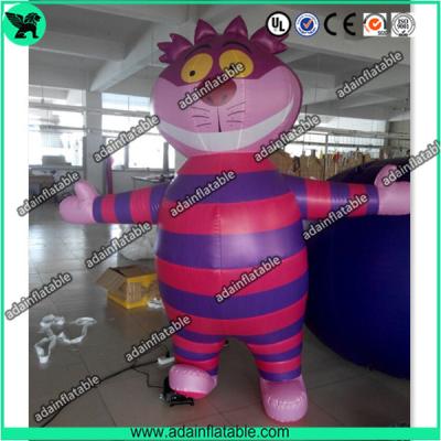 China Inflatable Cat Costume Moving Inflatable Lucky Cat Mascot Costume Alice In Wonderland for sale