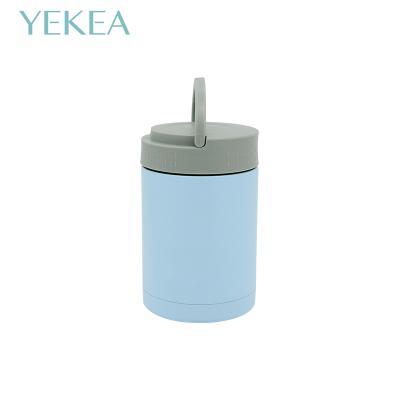 China Thermo Travel 300Ml 480Ml Outdoor Steamable Vacuum Wall Double Wall Thermal 304 Stainless Steel Food Bowl Kids Lunch Box For Kids for sale