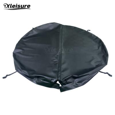 Κίνα Excellent Material round black spa cover encasing the skin for hot tub wooden and inflatable spa cover προς πώληση