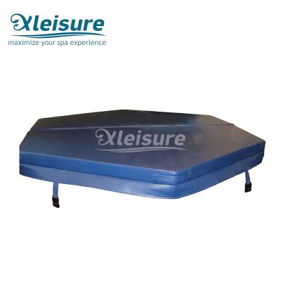 China Octagon Inflatable Hot Tub Cover Energy Efficiency Outdoor Spa Covers for sale