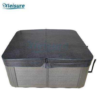 China Energy - Saving Rectangle Rounded - Corners Charcoal Insulation Cover Vinyl Spa Hot Tub For Massage Spa For Outdoor Spa for sale