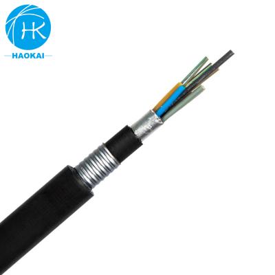 Chine GYTA53 câble optique extérieur blindé double garde bonne résistance à la compression à vendre