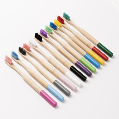 China Disposable Children Bamboo Biodegradable Wire Toothbrush for sale