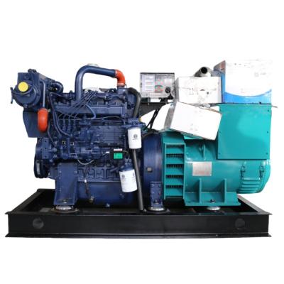 China 50/60HZ Frequência 100KW/125KVA Weichai Gerador Diesel Marinho Método resfriado a água à venda