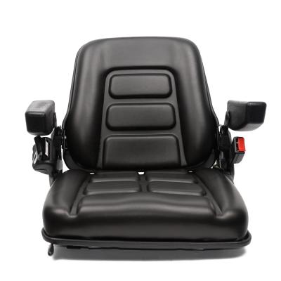 China Forklifts Black Vinyl Aftermarket 3ton Material Handling Foldable Cheap Diesel Folder Warehouse Forklift Adjustable Seat for sale