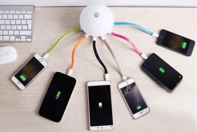China mini night light tent lamp comping light usb charger light 8 usb reading sense brightness new product for sale