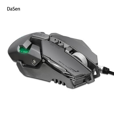 China RGB Full Color 2022 Lamp New Speed 12 DPI Wired Programmable Mechanical Mouse Gaming Mouse With RGB Flash for sale