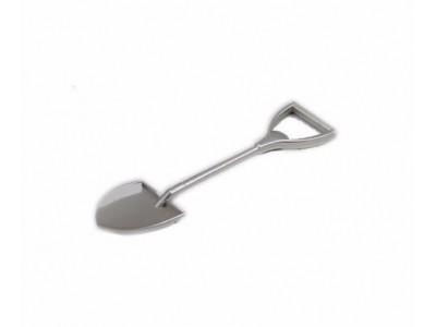 China Custom Color Gold Handle Bottle Opener,Innovative tea spoon, shavel shaped beer bottle opener, nickle plating for sale