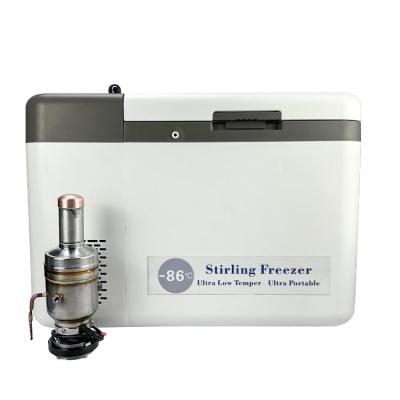 Cina Vaccino portatile frigorifero a stirling a temperatura ultra bassa -80C per il trasporto medico in vendita
