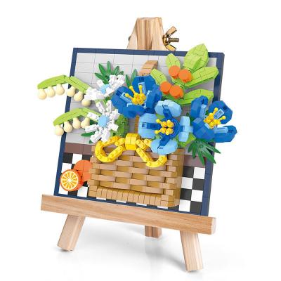 China Rosas de Navidad Girasoles y lirios Grano pequeño Bloques de construcción para impresión 3D en venta