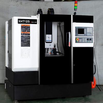China Fanuc Mini Machinery Repair Shops or GSK Controller XH7125 Vertical Machining Center for sale