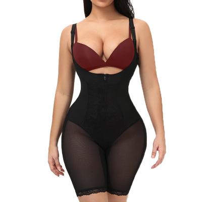 China Breathable Customized Tummy Shaper Women Body Shaper Jumpsuit Full Body Slimming Underwear Control Panties Butt Lifter Waist Trainer for sale