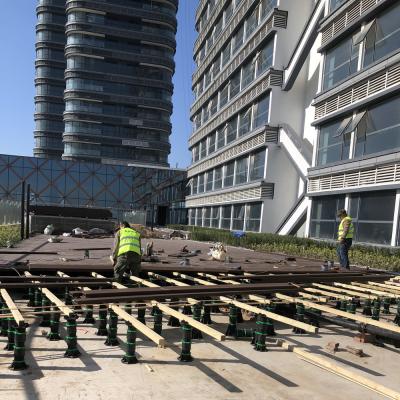 China Modern Adjustable Plastic Pedestal for Decking Raised Decking Pedestal System for Paving for sale