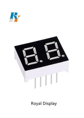 Chine le pixel LED de 20mm segmentent le chiffre de la polarité 2 de cc d'affichage 0,4 pouces d'intérieur à vendre