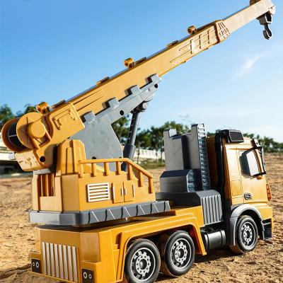 China Whosale New Design RC Model Technic RC Truck Crane Car Model Remote Control RC Truck Toys Rc Engineering Truck Toys ABS for sale