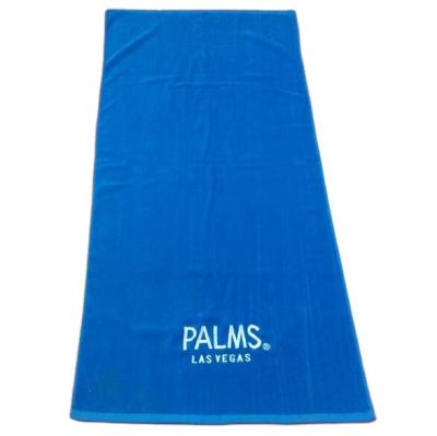 China Child-Proof 100% cotton sublimation beach towel with custom sizes reactive embroidery logo for promotion for sale