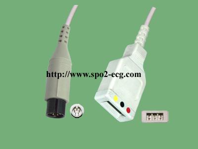 Cina 5pin>Euro rotondo 3LD con 1KΩ resistance_SPACELABS BURDICK, AHA/IEC in vendita