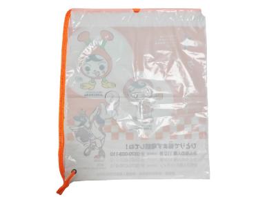 China OEM / ODM Plastic Drawstring Bag Reusable LDPE Printing Rope Bag for sale