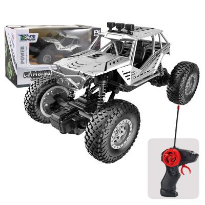 China Alloy RC Car 10KM/H 2WD Vehicle 2.4Ghz Monster Toys High Speed Electric Buggy Remote Control Truck Off-road Toys Foy Boy Eco-friendly Material for sale