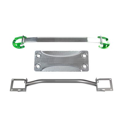 China Aluminum Alloy Factory Car Auto Parts Strut Tower Brace For Audi S4 2019+ Front Upper Strut Bar Under Brace Kit for sale