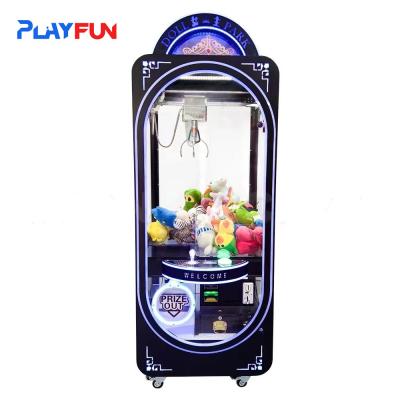 Chine Playfun Black Metal plein monté ou non monté Centre commercial Prix Arcade bon marché Jeu de cadeau Machine à griffes à grue à vendre