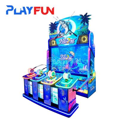 China 71 Inch Big Screen Duo Lottery Game Machine Fishing Redemption Game Machine for sale