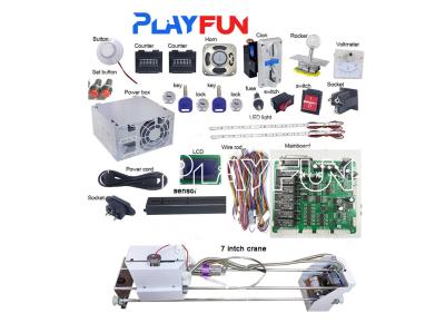 China DIY kraanmachine kits pluche poppen kraanmachine 710 portier klauw volledige kits Te koop