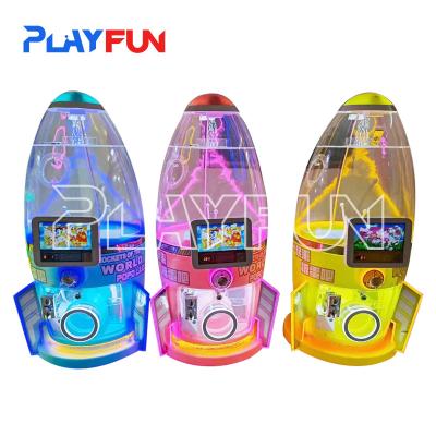 中国 Playfun 速収入 スーパーマーケット モール ショップ 賞品 ギフトゲーム 100MM サイズ 大型 子供用 おもちゃ カプセルボールマシン 販売のため