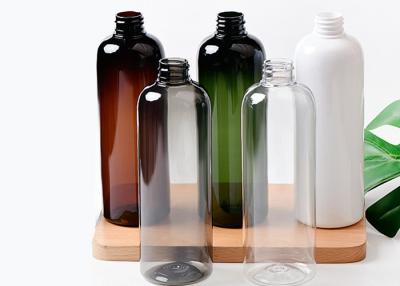 China 500ml Clear Amber Black Plastic Lotion Bottle For Skincare Packaging for sale