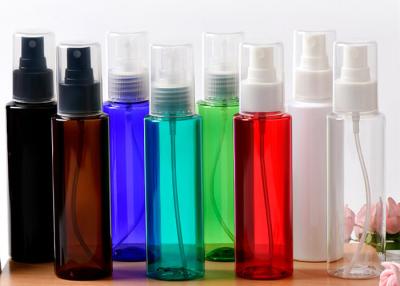 China 100ml Custom Logo Clear Amber Black Skincare Plastic Spray Bottle for sale
