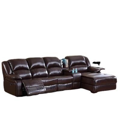 China American Style Sofa Recliner Motion Extended Leather Electric Sofa In Sale Cinema 3 Piece Functional Recliner Sofa Living Room Furniture for sale