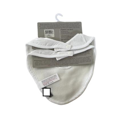 China Wholesale Breathability HONGCH Waterproof Muslin Feeding Triangle Scarf Infant Newborn Baby Drool Bib for sale