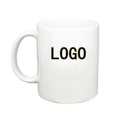 China Sustainable Custom Logo Ceramic Coffee Mugs Creative Coated Cup Color-changing Cup LOGO Thermal Transfer Advertising Gift for sale