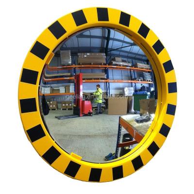 China Outdoor With Hat 60cm Traffic Safety Mirror Reflective Outdoor PC Convex Mirror for sale