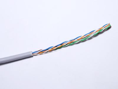 중국 통신을 위한 4P 뒤틀린 쌍 Cat5e 이더넷 케이블 Cat5E U UTP 24AWG 판매용